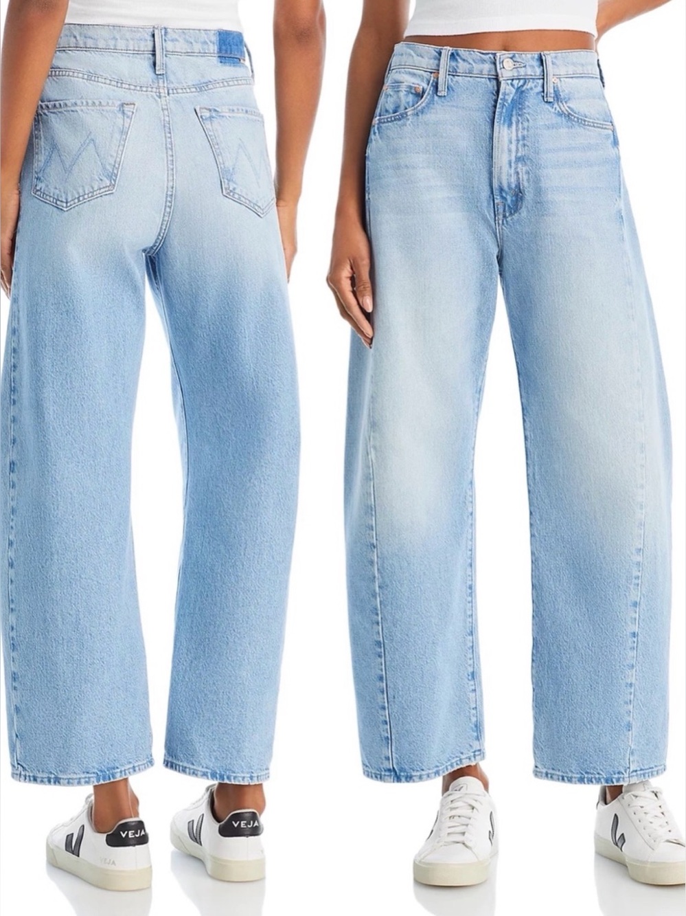 MOTHER SUPERIOR Jeans Half-Pipe Ankle This Is How I Roll Blue Size 25